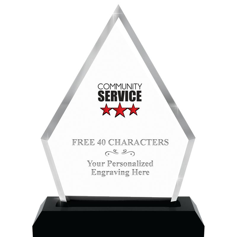 4.5"x5.5" PYRAMID SKYLINE/BASE