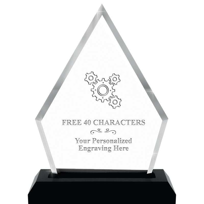 4.5"x5.5" PYRAMID SKYLINE/BASE