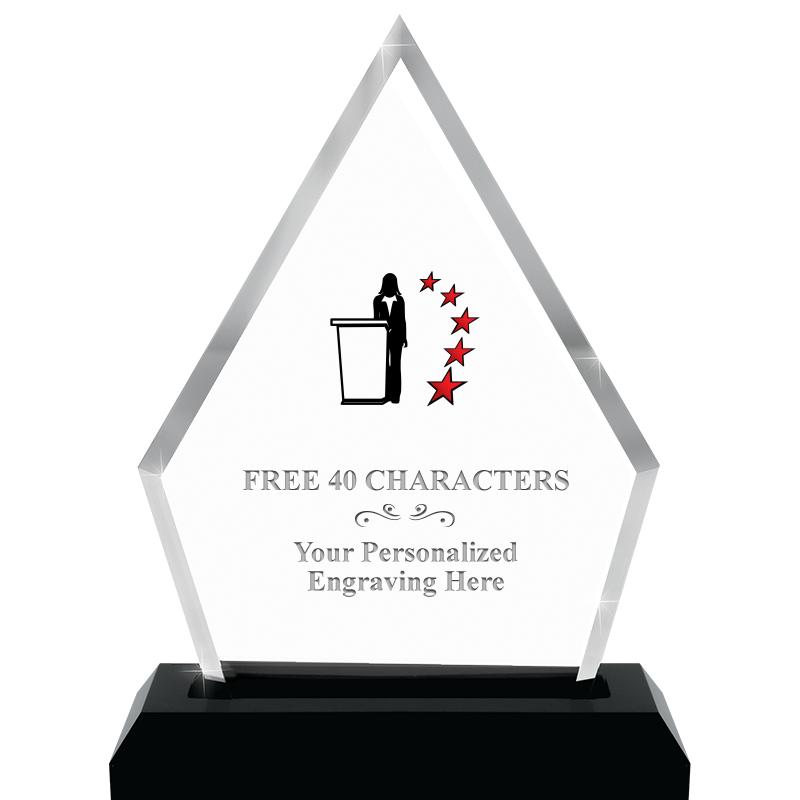 4.5"x5.5" PYRAMID SKYLINE/BASE