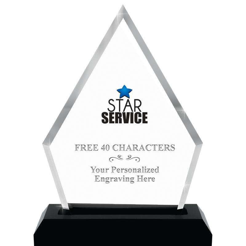 4.5"x5.5" PYRAMID SKYLINE/BASE