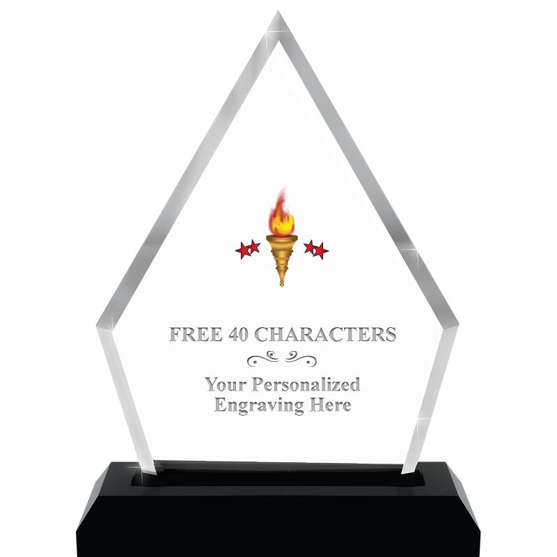 4.5"x5.5" PYRAMID SKYLINE/BASE