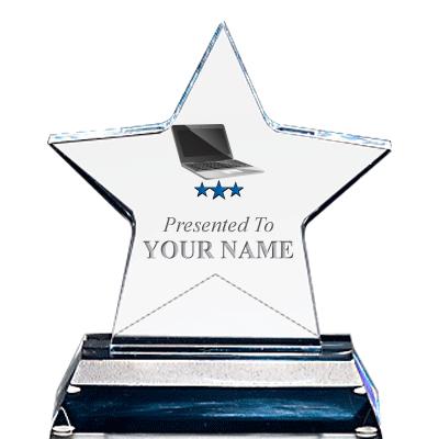 STANDING STAR ACRYLIC W/ BASE