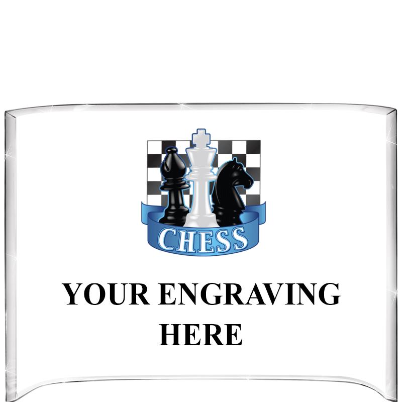 7 3/4"X5" COLOR CURVA ACRYLIC