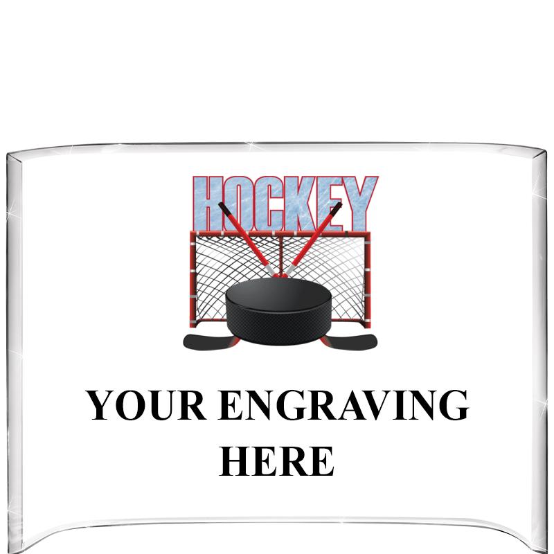 7 3/4"X5" COLOR CURVA ACRYLIC