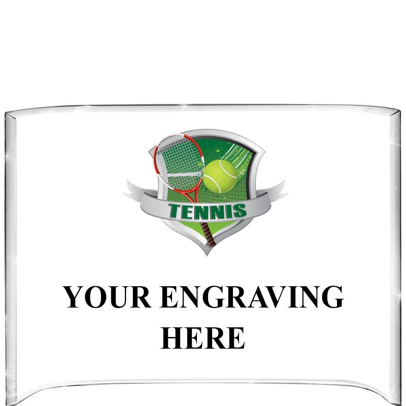 7 3/4"X5" COLOR CURVA ACRYLIC