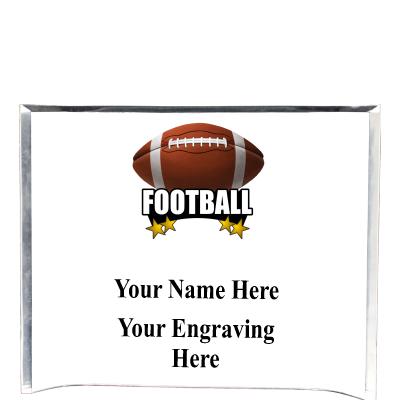 7"X5" YOUR LOGO CURVA ACRYLIC