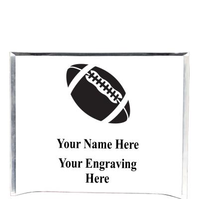 7"X5" YOUR LOGO CURVA ACRYLIC