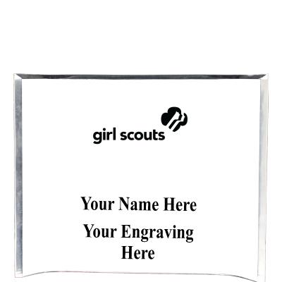 7"X5" YOUR LOGO CURVA ACRYLIC