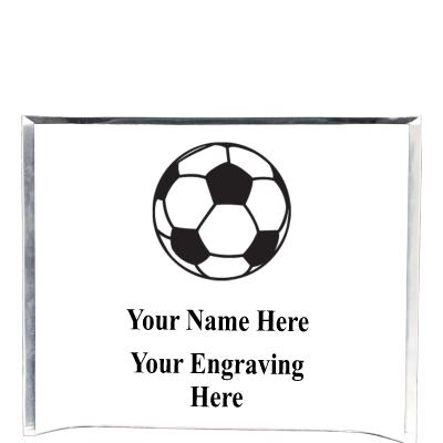 7"X5" YOUR LOGO CURVA ACRYLIC