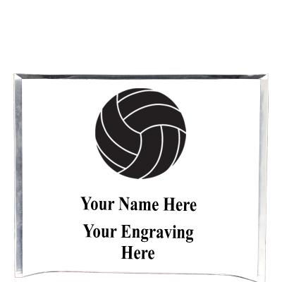 7"X5" YOUR LOGO CURVA ACRYLIC