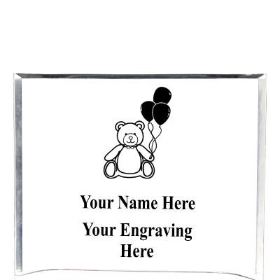 7"X5" YOUR LOGO CURVA ACRYLIC