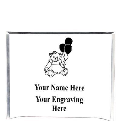 7"X5" YOUR LOGO CURVA ACRYLIC