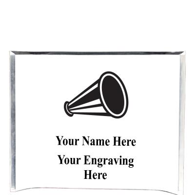 7"X5" YOUR LOGO CURVA ACRYLIC