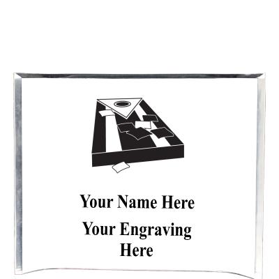 7"X5" YOUR LOGO CURVA ACRYLIC