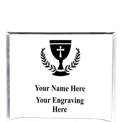 7"X5" YOUR LOGO CURVA ACRYLIC