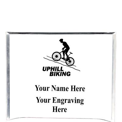 7"X5" YOUR LOGO CURVA ACRYLIC