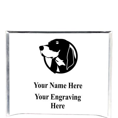 7"X5" YOUR LOGO CURVA ACRYLIC