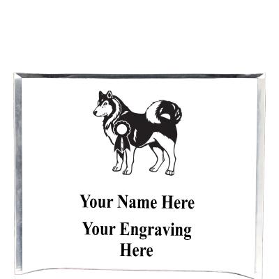 7"X5" YOUR LOGO CURVA ACRYLIC