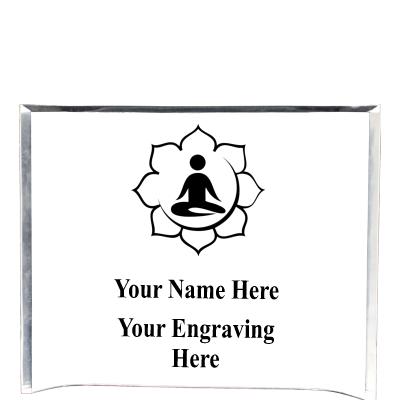 7"X5" YOUR LOGO CURVA ACRYLIC