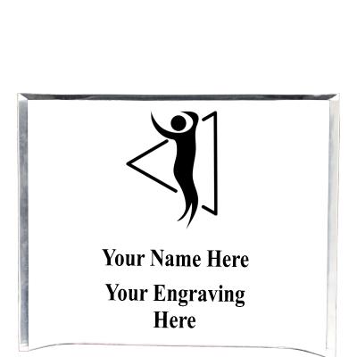 7"X5" YOUR LOGO CURVA ACRYLIC