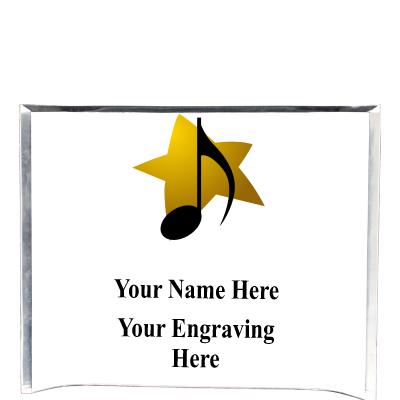 7"X5" YOUR LOGO CURVA ACRYLIC