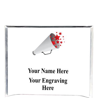 7"X5" YOUR LOGO CURVA ACRYLIC