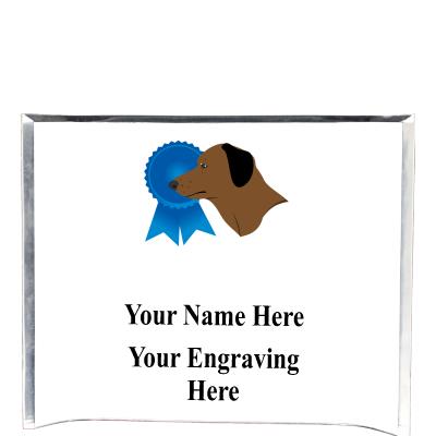 7"X5" YOUR LOGO CURVA ACRYLIC