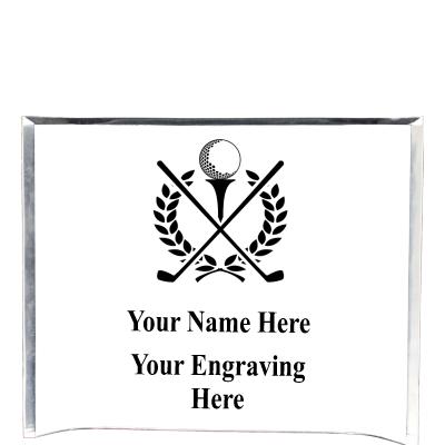 7"X5" YOUR LOGO CURVA ACRYLIC