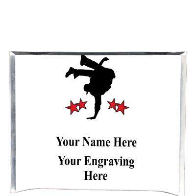 7"X5" YOUR LOGO CURVA ACRYLIC