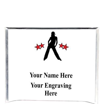 7"X5" YOUR LOGO CURVA ACRYLIC