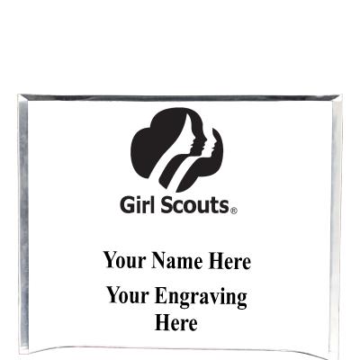 7"X5" YOUR LOGO CURVA ACRYLIC