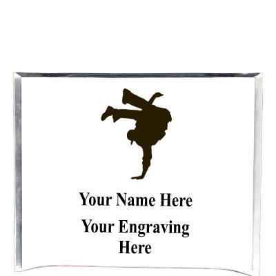 7"X5" YOUR LOGO CURVA ACRYLIC