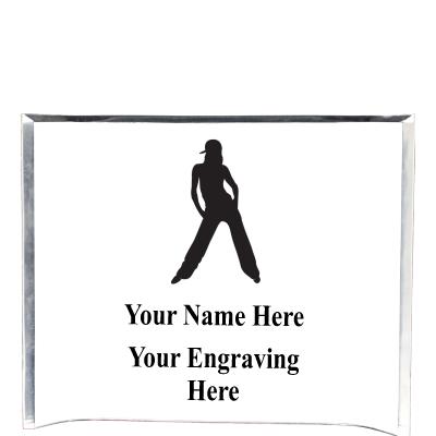 7"X5" YOUR LOGO CURVA ACRYLIC