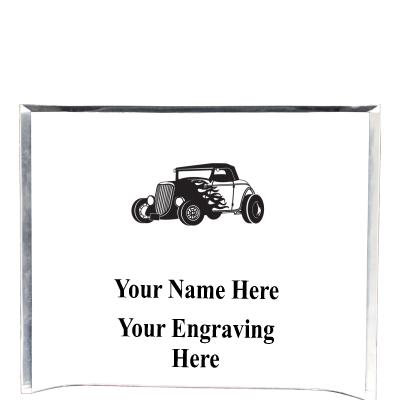 7"X5" YOUR LOGO CURVA ACRYLIC