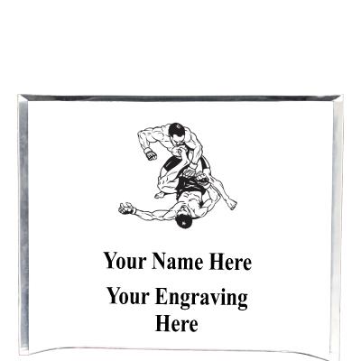 7"X5" YOUR LOGO CURVA ACRYLIC