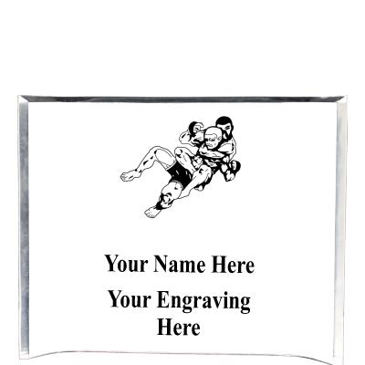 7"X5" YOUR LOGO CURVA ACRYLIC