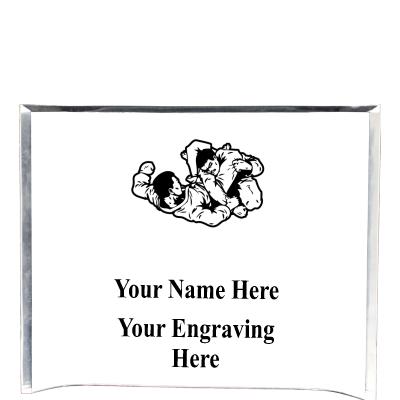 7"X5" YOUR LOGO CURVA ACRYLIC