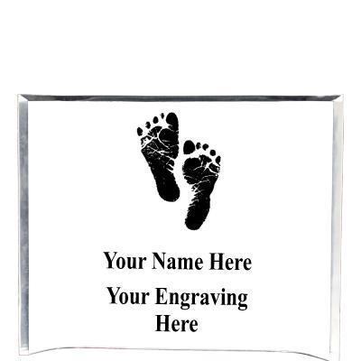 7"X5" YOUR LOGO CURVA ACRYLIC