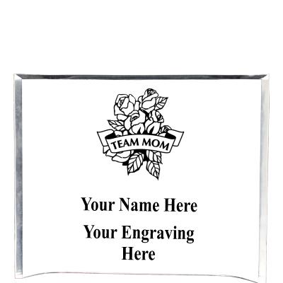 7"X5" YOUR LOGO CURVA ACRYLIC