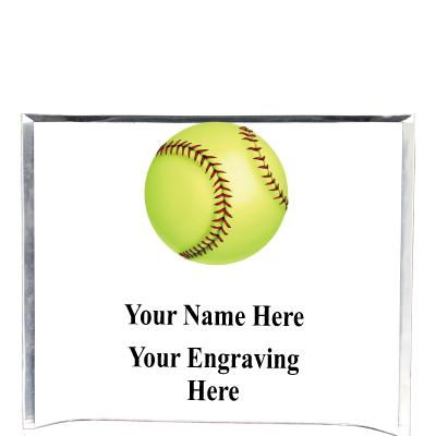 7"X5" YOUR LOGO CURVA ACRYLIC