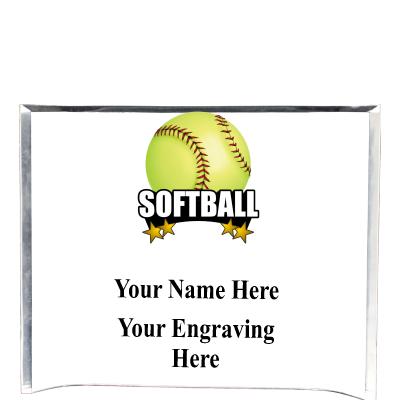 7"X5" YOUR LOGO CURVA ACRYLIC