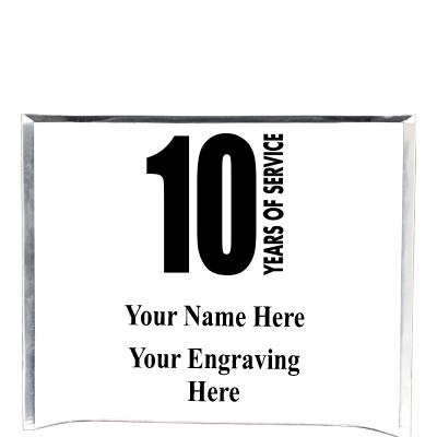 7"X5" YOUR LOGO CURVA ACRYLIC