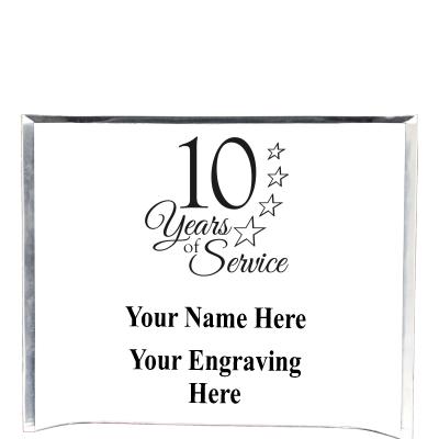 7"X5" YOUR LOGO CURVA ACRYLIC