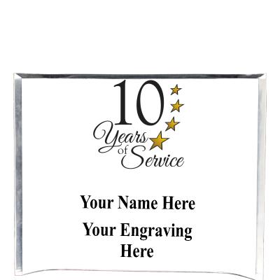 7"X5" YOUR LOGO CURVA ACRYLIC