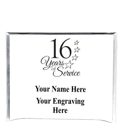 7"X5" YOUR LOGO CURVA ACRYLIC