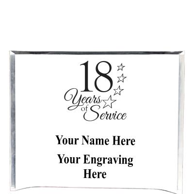 7"X5" YOUR LOGO CURVA ACRYLIC