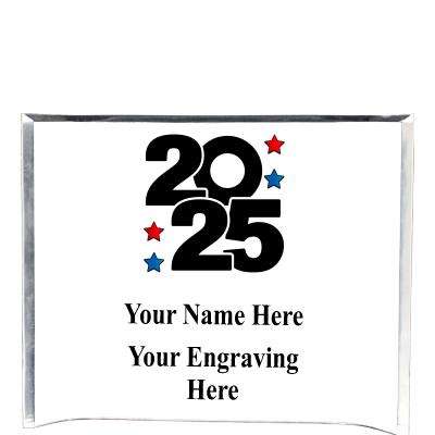 7"X5" YOUR LOGO CURVA ACRYLIC