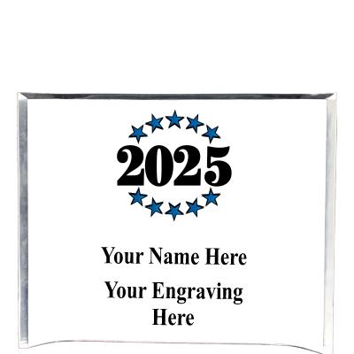 7"X5" YOUR LOGO CURVA ACRYLIC