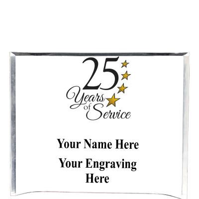 7"X5" YOUR LOGO CURVA ACRYLIC