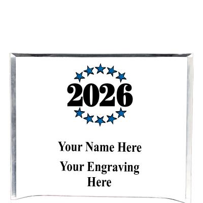 7"X5" YOUR LOGO CURVA ACRYLIC